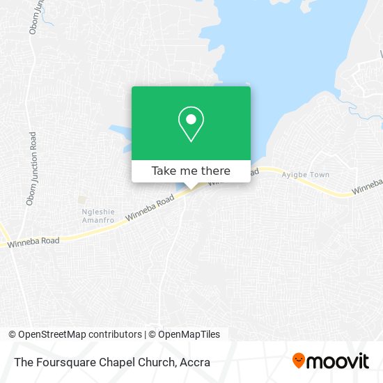 The Foursquare Chapel Church map