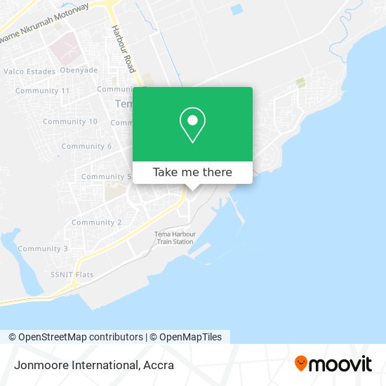 Jonmoore International map