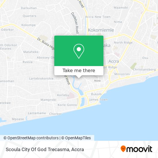 Scoula City Of God Trecasma map