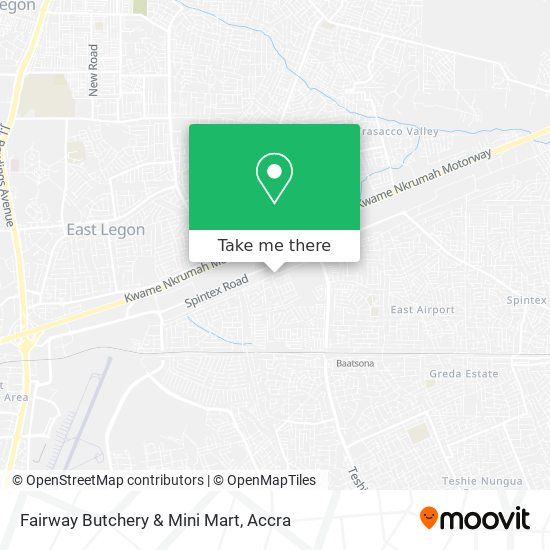 Fairway Butchery & Mini Mart map