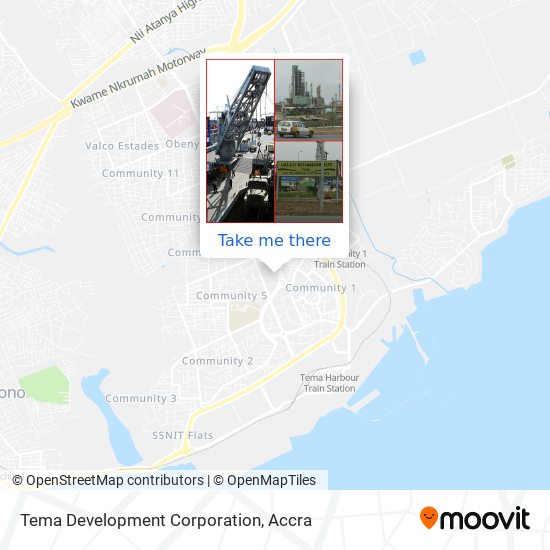 Tema Development Corporation map