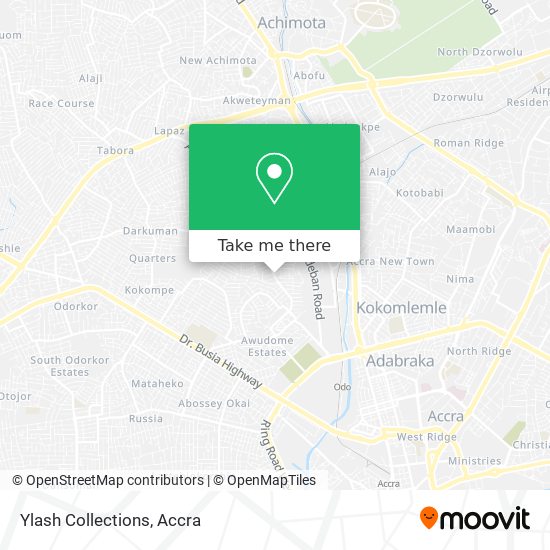 Ylash Collections map
