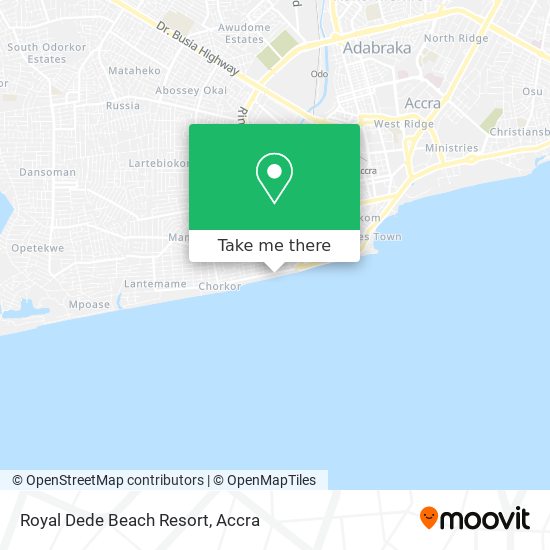 Royal Dede Beach Resort map