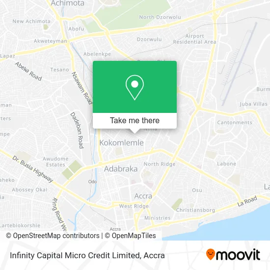 Infinity Capital Micro Credit Limited map