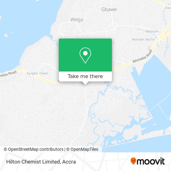 Hilton Chemist Limited map
