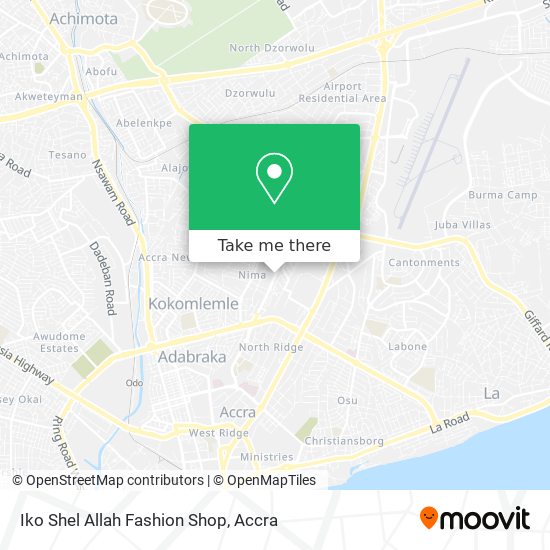 Iko Shel Allah Fashion Shop map