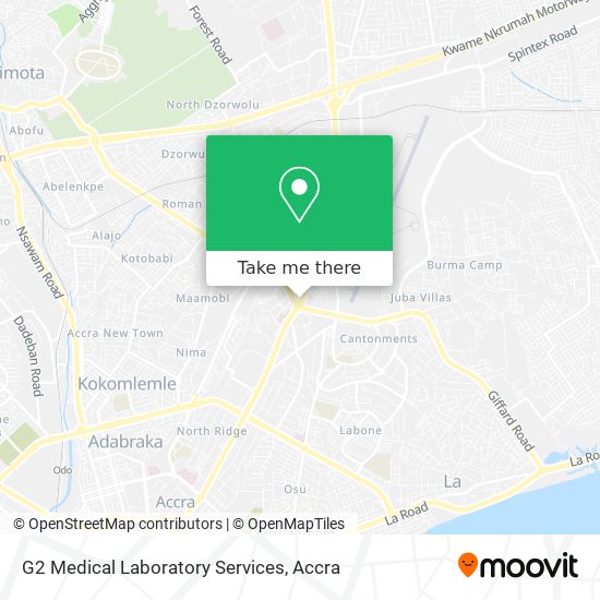 G2 Medical Laboratory Services map