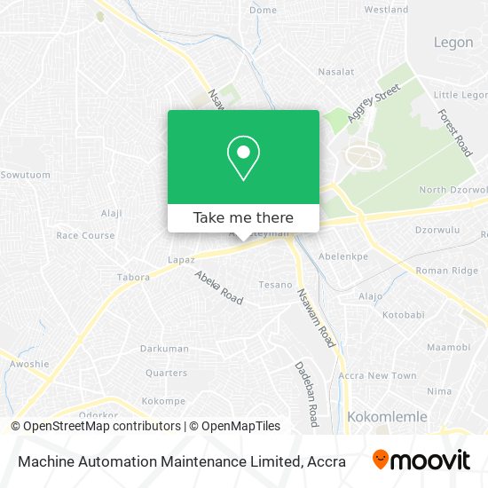 Machine Automation Maintenance Limited map