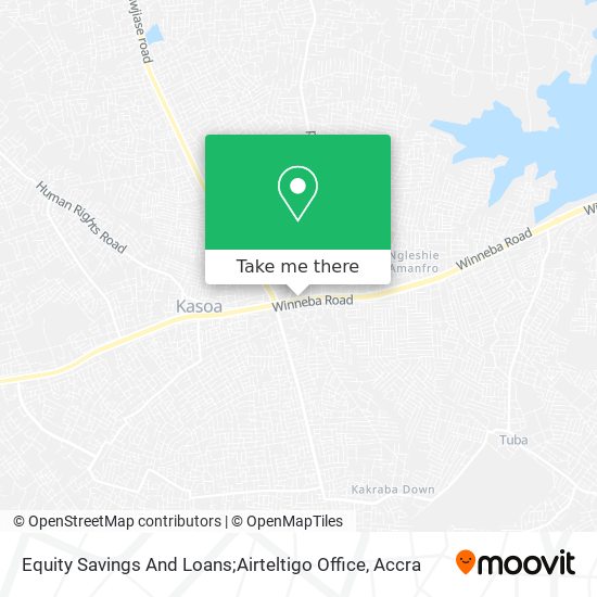 Equity Savings And Loans;Airteltigo Office map