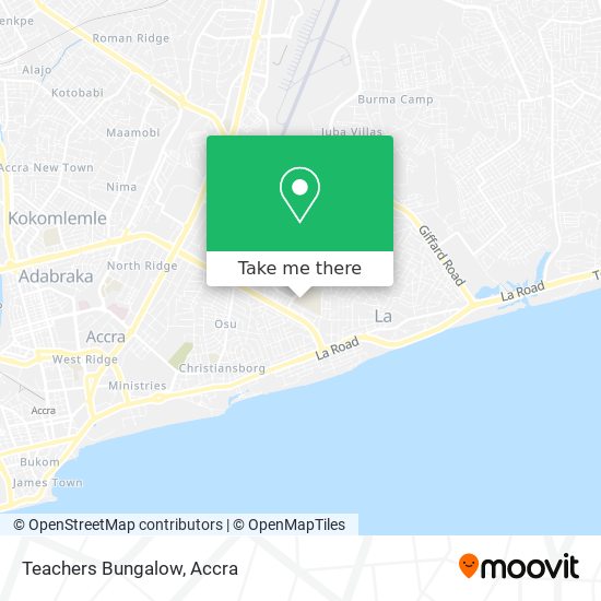 Teachers Bungalow map