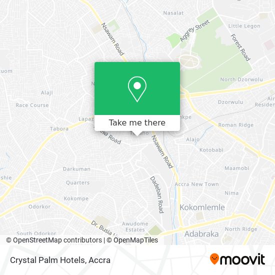 Crystal Palm Hotels map