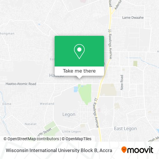 Wisconsin International University Block B map