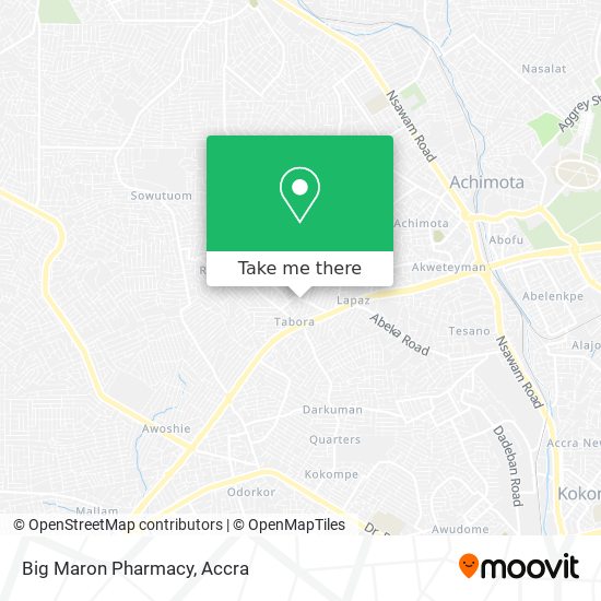 Big Maron Pharmacy map