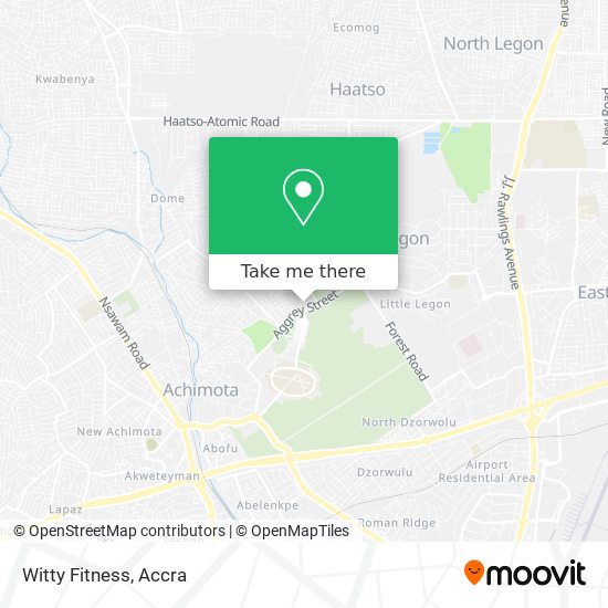 Witty Fitness map