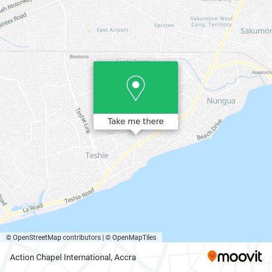 Action Chapel International map