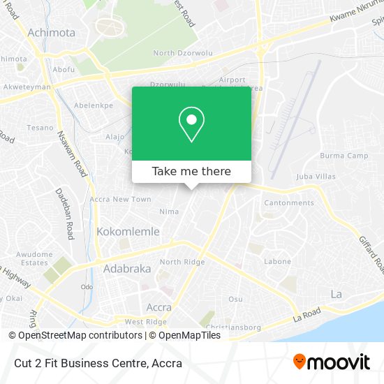 Cut 2 Fit Business Centre map