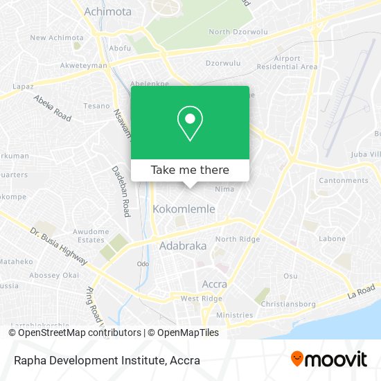 Rapha Development Institute map