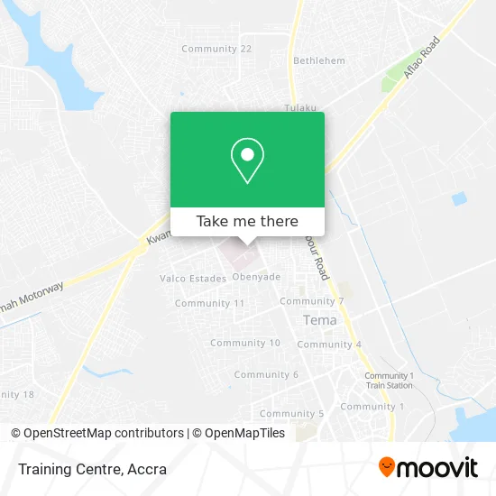Training Centre map