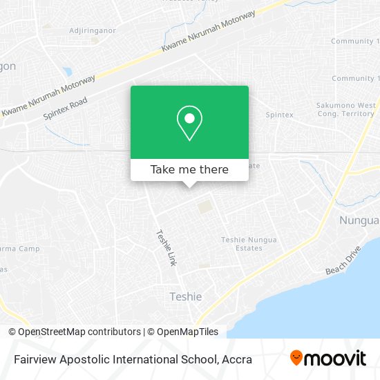Fairview Apostolic International School map