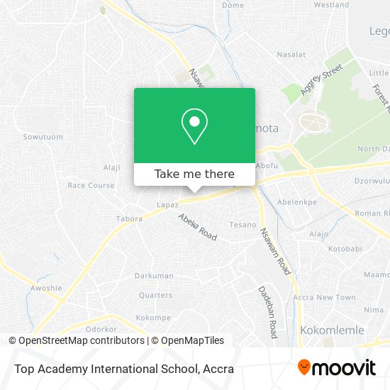 Top Academy International School map