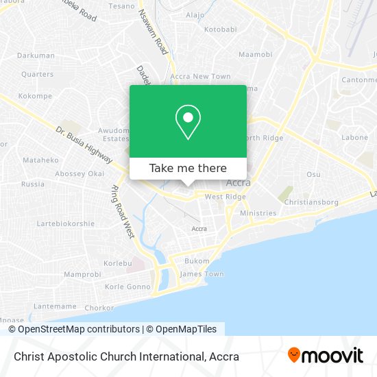 Christ Apostolic Church International map