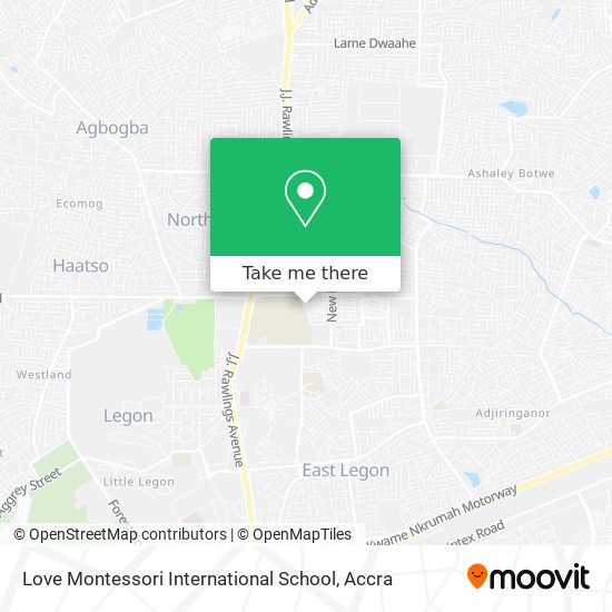 Love Montessori International School map