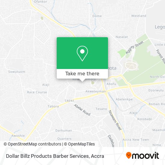 Dollar Billz Products Barber Services map