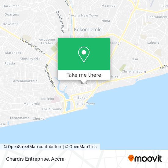 Chardis Entreprise map