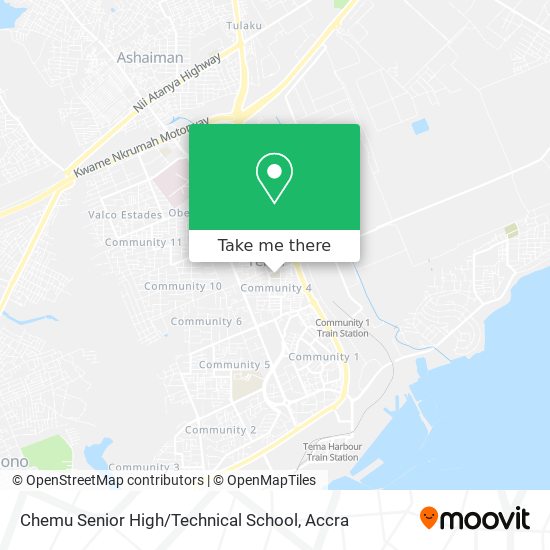 Chemu Senior High / Technical School map