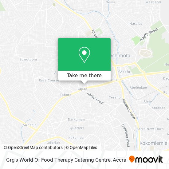 Grg's World Of Food Therapy Catering Centre map