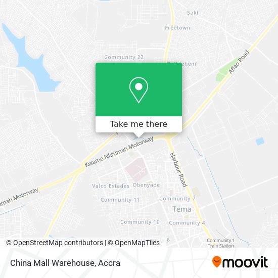 China Mall Warehouse map