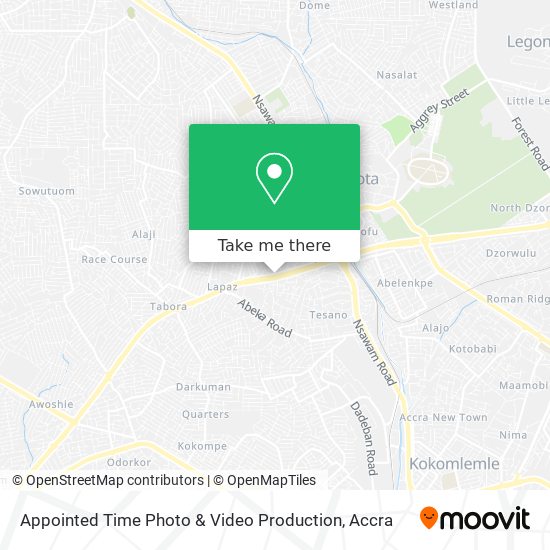 Appointed Time Photo & Video Production map