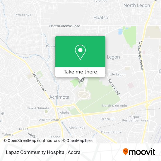 Lapaz Community Hospital map