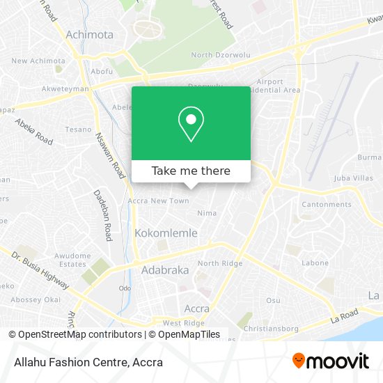 Allahu Fashion Centre map