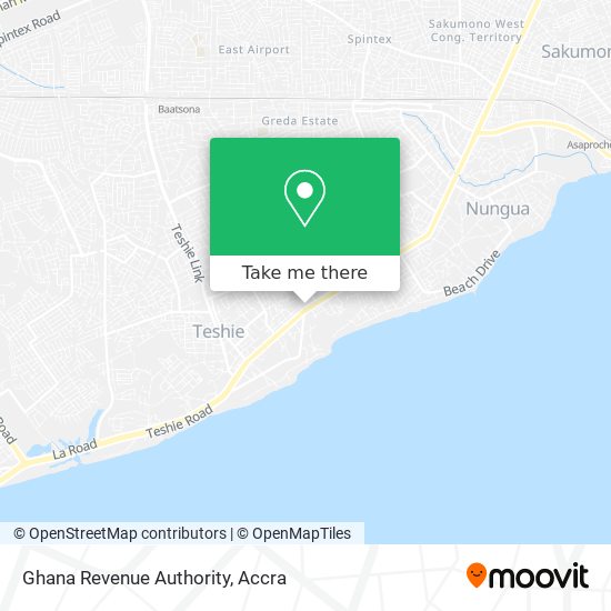 Ghana Revenue Authority map