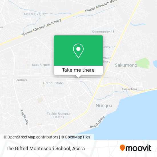 The Gifted Montessori School map