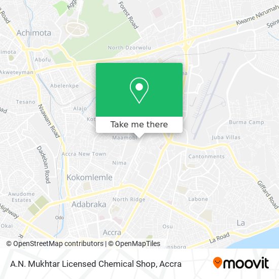 A.N. Mukhtar Licensed Chemical Shop map