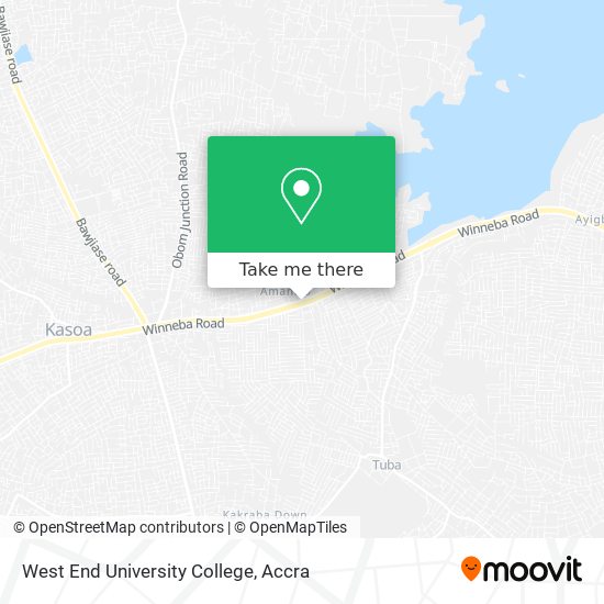 West End University College map