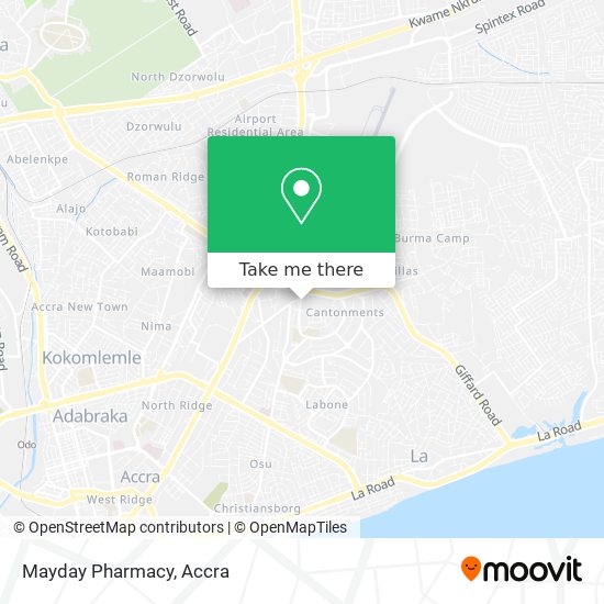 Mayday Pharmacy map
