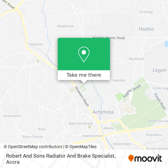 Robert And Sons Radiator And Brake Specialist map