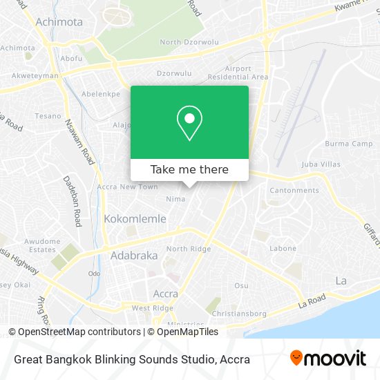 Great Bangkok Blinking Sounds Studio map