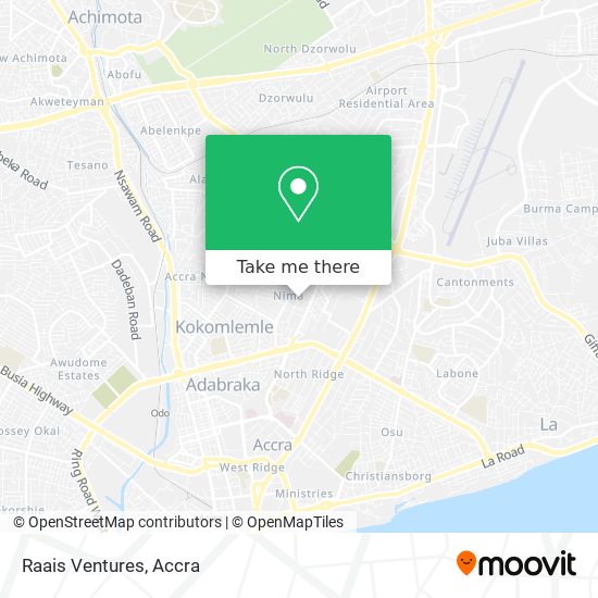 Raais Ventures map