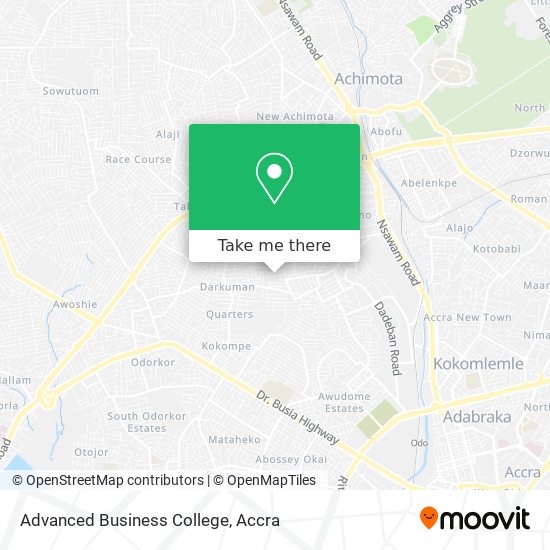 Advanced Business College map