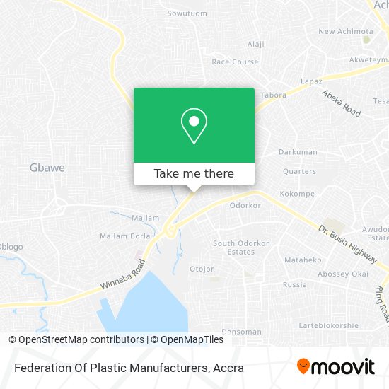 Federation Of Plastic Manufacturers map