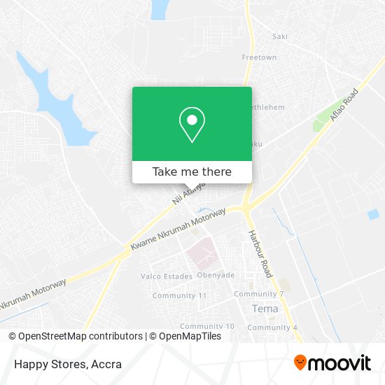 Happy Stores map