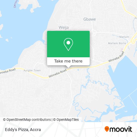 Eddy's Pizza map