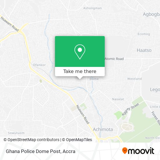 Ghana Police Dome Post map