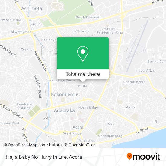 Hajia Baby No Hurry In Life map