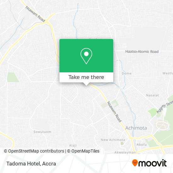 Tadoma Hotel map