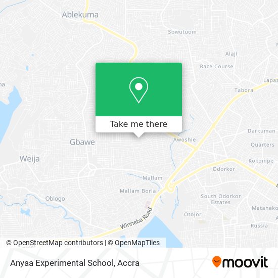 Anyaa Experimental School map
